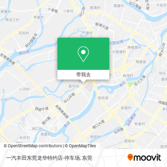 一汽丰田东莞龙华特约店-停车场地图