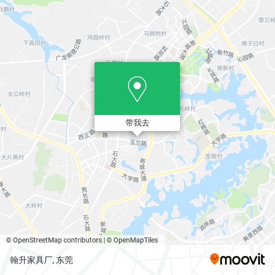 翰升家具厂地图