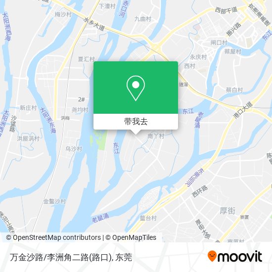 万金沙路/李洲角二路(路口)地图