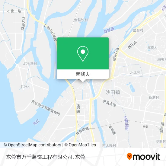 东莞市万千装饰工程有限公司地图