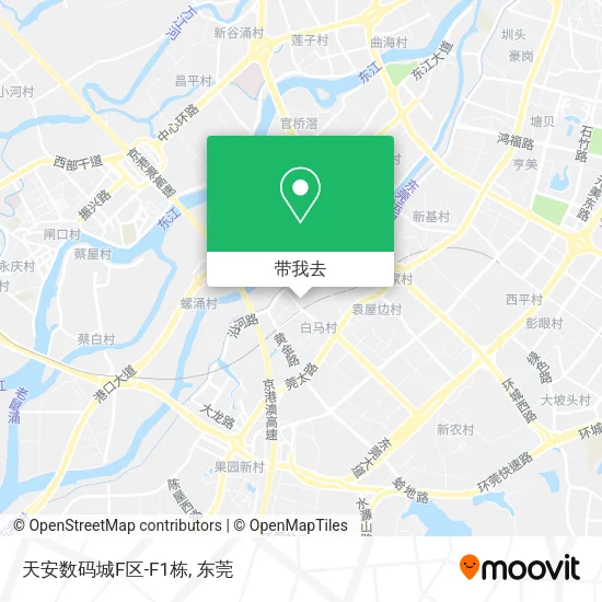 天安数码城F区-F1栋地图