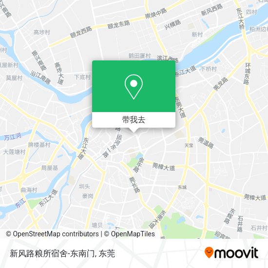 新风路粮所宿舍-东南门地图