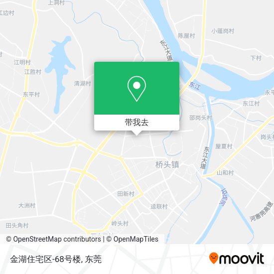 金湖住宅区-68号楼地图
