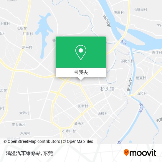 鸿溢汽车维修站地图