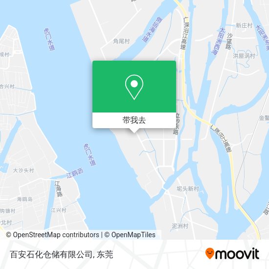 百安石化仓储有限公司地图