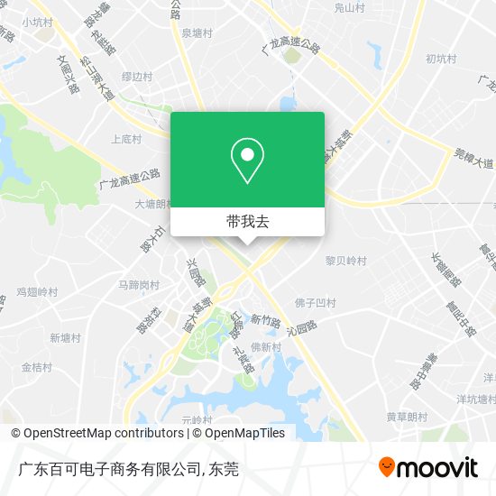 广东百可电子商务有限公司地图