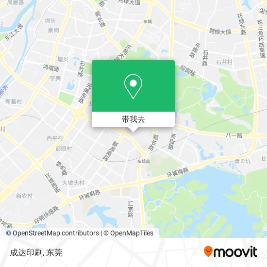 成达印刷地图