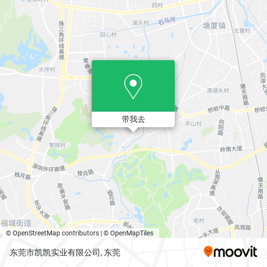 东莞市凯凯实业有限公司地图
