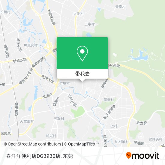 喜洋洋便利店DG3930店地图