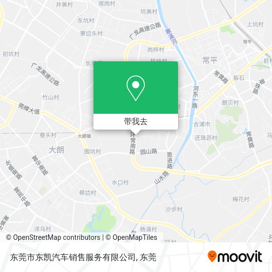 东莞市东凯汽车销售服务有限公司地图