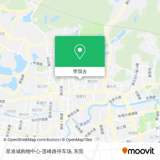 星港城购物中心-莲峰路停车场地图