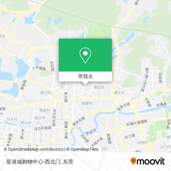 星港城购物中心-西北门地图