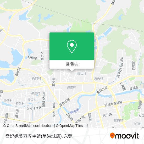 雪妃妮美容养生馆(星港城店)地图