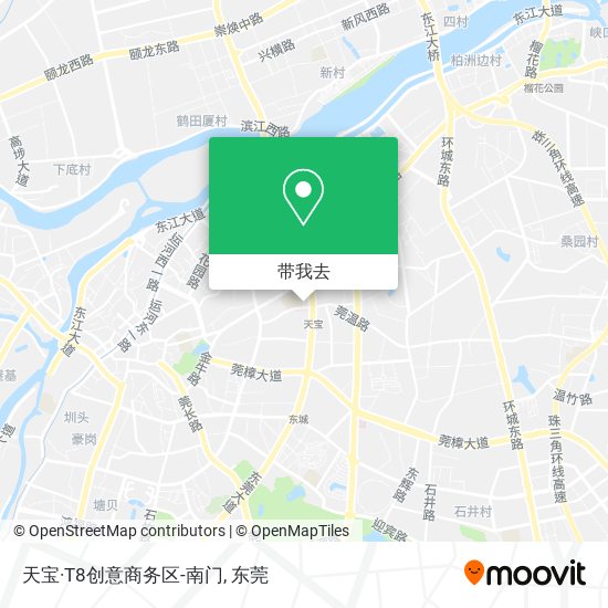 天宝·T8创意商务区-南门地图