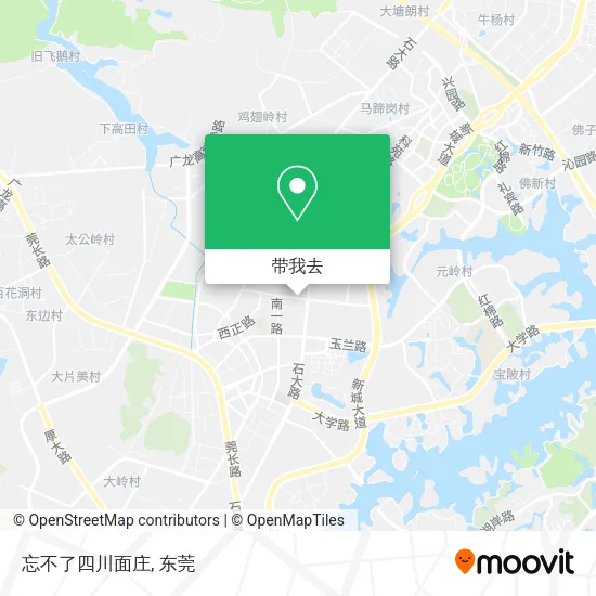 忘不了四川面庄地图