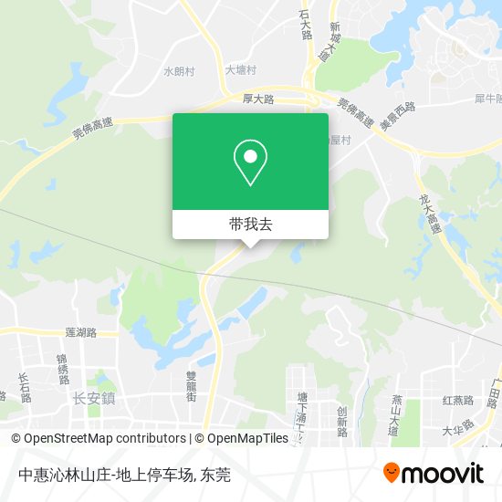 中惠沁林山庄-地上停车场地图