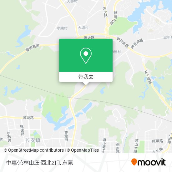 中惠·沁林山庄-西北2门地图