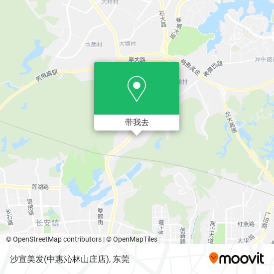 沙宣美发(中惠沁林山庄店)地图