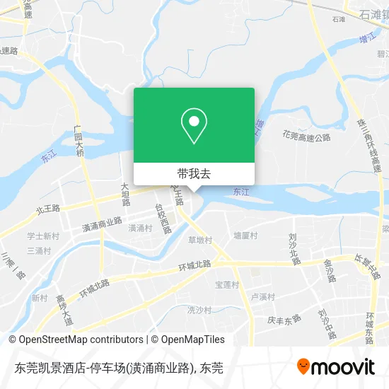 东莞凯景酒店-停车场(潢涌商业路)地图