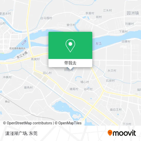 潇湴湖广场地图