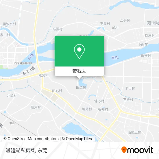 潇湴湖私房菜地图