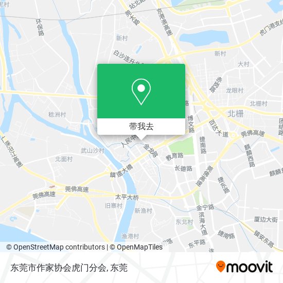 东莞市作家协会虎门分会地图