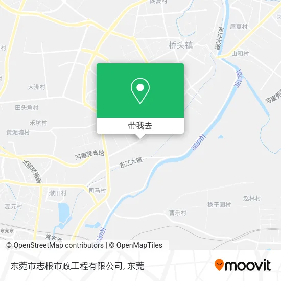 东菀市志根市政工程有限公司地图