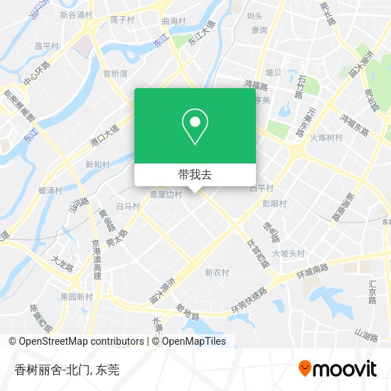 香树丽舍-北门地图