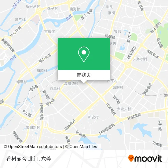 香树丽舍-北门地图
