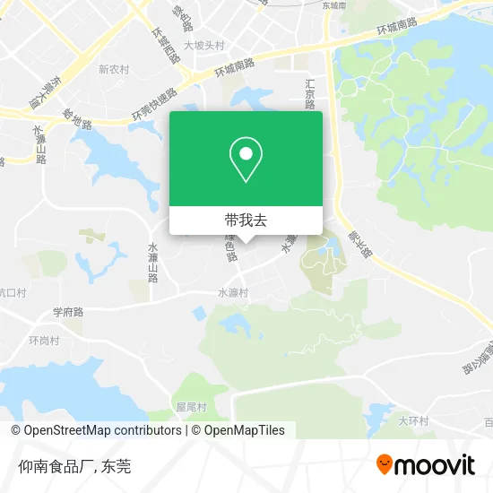 仰南食品厂地图