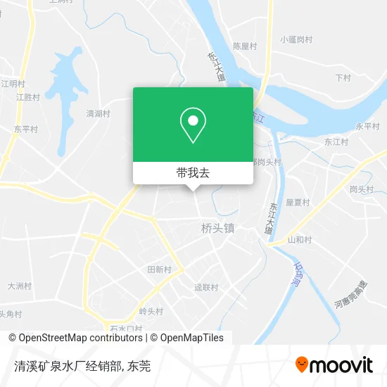 清溪矿泉水厂经销部地图