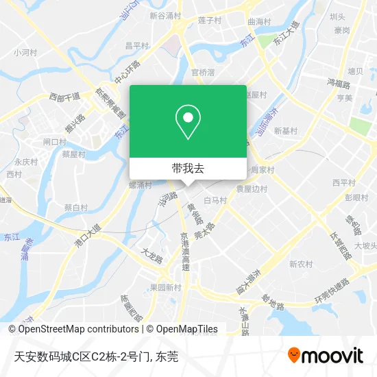 天安数码城C区C2栋-2号门地图