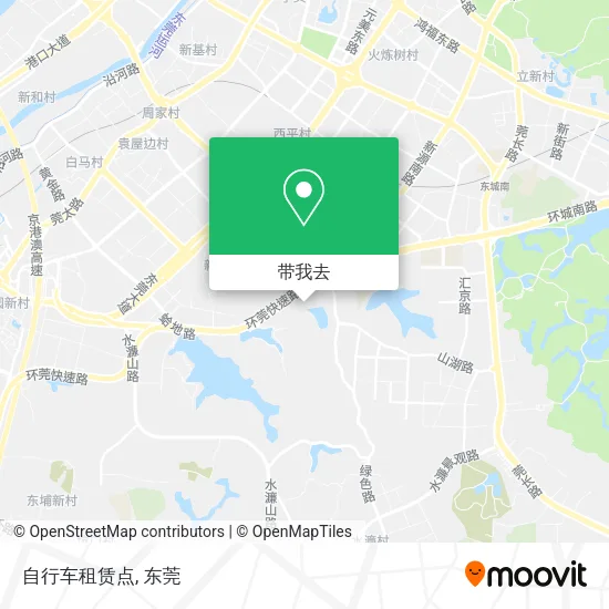 自行车租赁点地图
