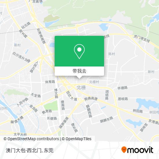 澳门大包-西北门地图