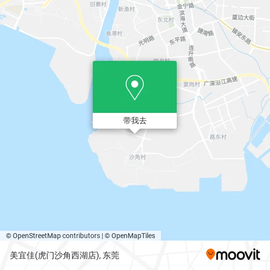 美宜佳(虎门沙角西湖店)地图
