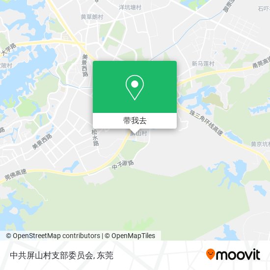 中共屏山村支部委员会地图