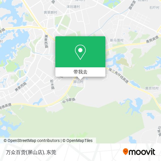 万众百货(屏山店)地图
