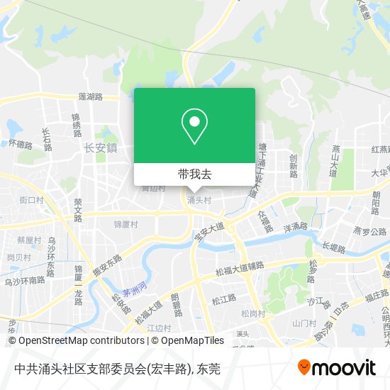 中共涌头社区支部委员会(宏丰路)地图