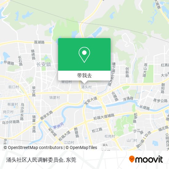 涌头社区人民调解委员会地图