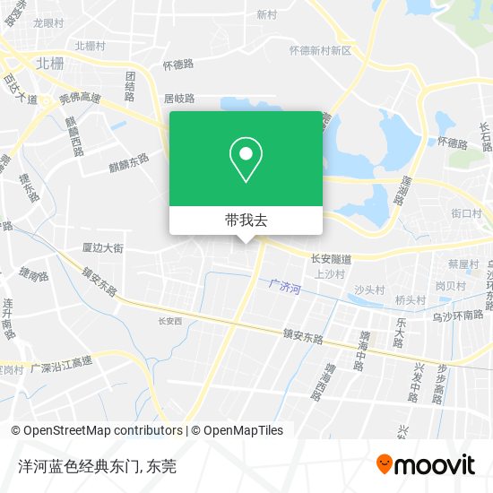 洋河蓝色经典东门地图
