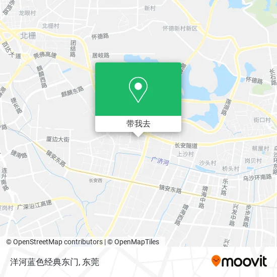 洋河蓝色经典东门地图