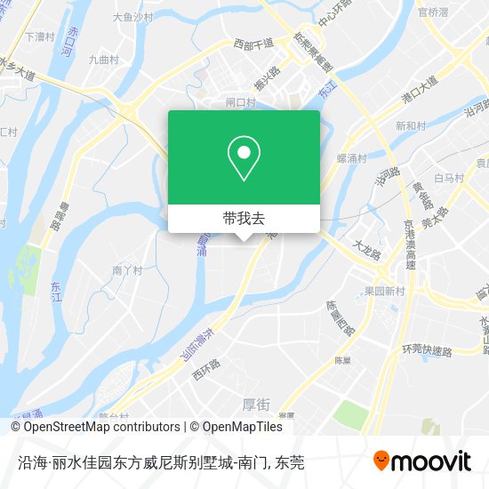 沿海·丽水佳园东方威尼斯别墅城-南门地图