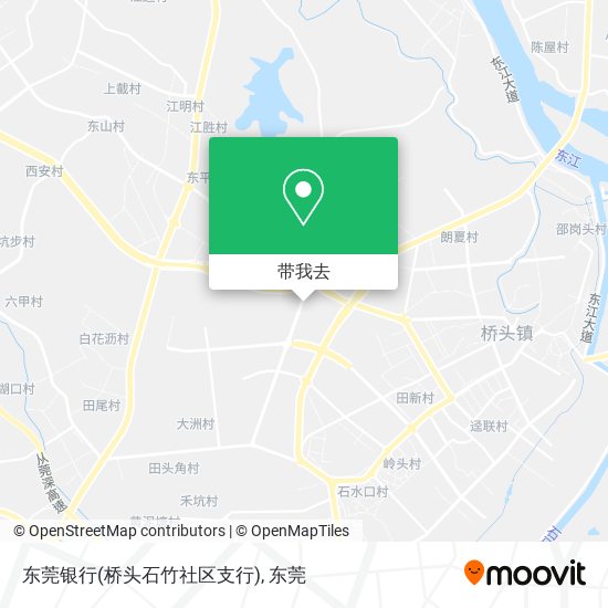 东莞银行(桥头石竹社区支行)地图