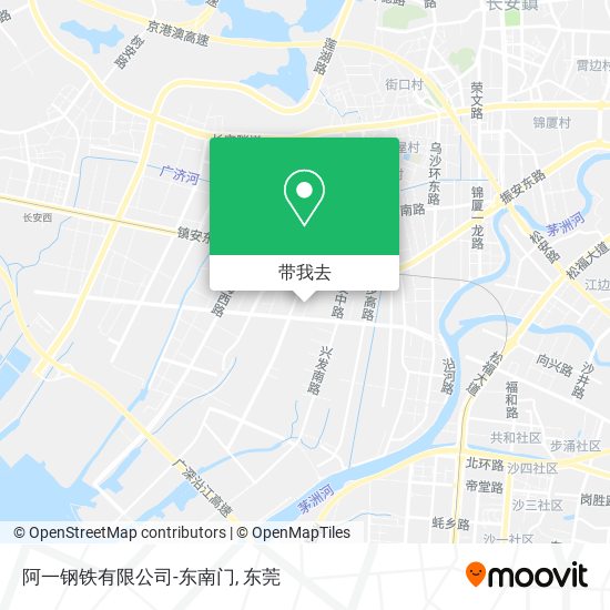 阿一钢铁有限公司-东南门地图