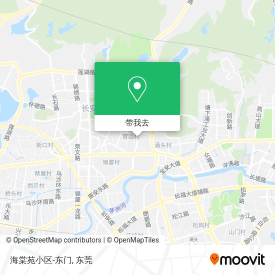 海棠苑小区-东门地图