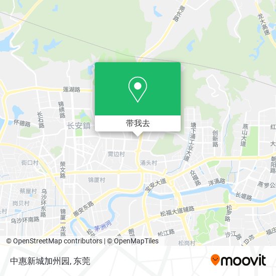 中惠新城加州园地图