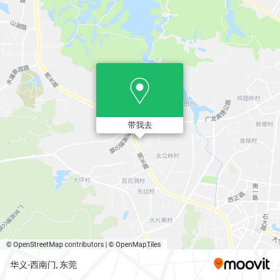 华义-西南门地图