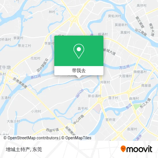 增城土特产地图