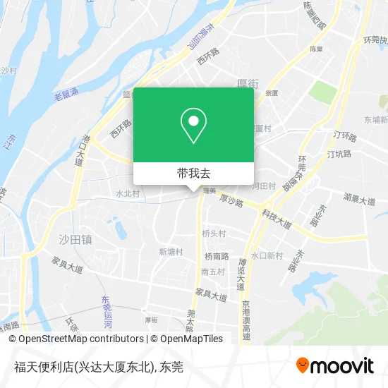 福天便利店(兴达大厦东北)地图