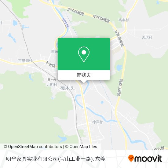 明华家具实业有限公司(宝山工业一路)地图